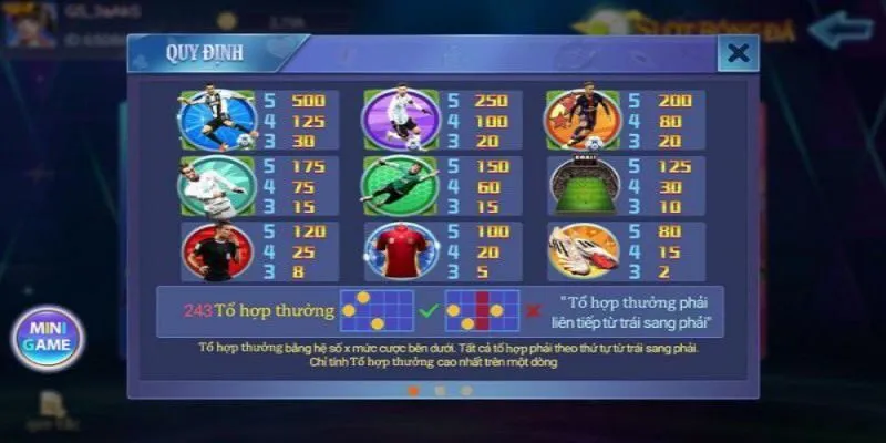 Game quay hũ bóng đá ấn tượng