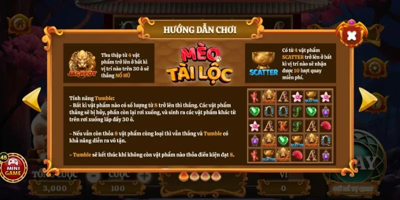Quy trình chơi Mèo Tài Lộc Kufun